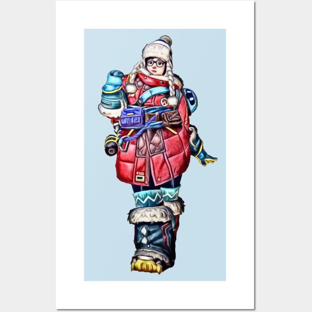 Mei, Ecopoint Antarctica Skin, Overwatch Wall Art by Green_Shirts